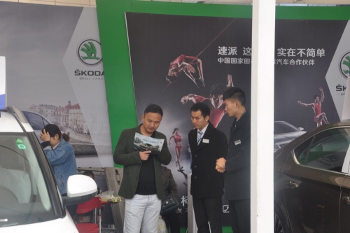 顾客在斯柯达展位询问.JPG